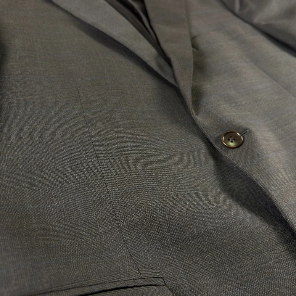 Brooks‎ Brothers 1818 Madison Brown Wool Sport Coat Blazer 43R Made in Italy